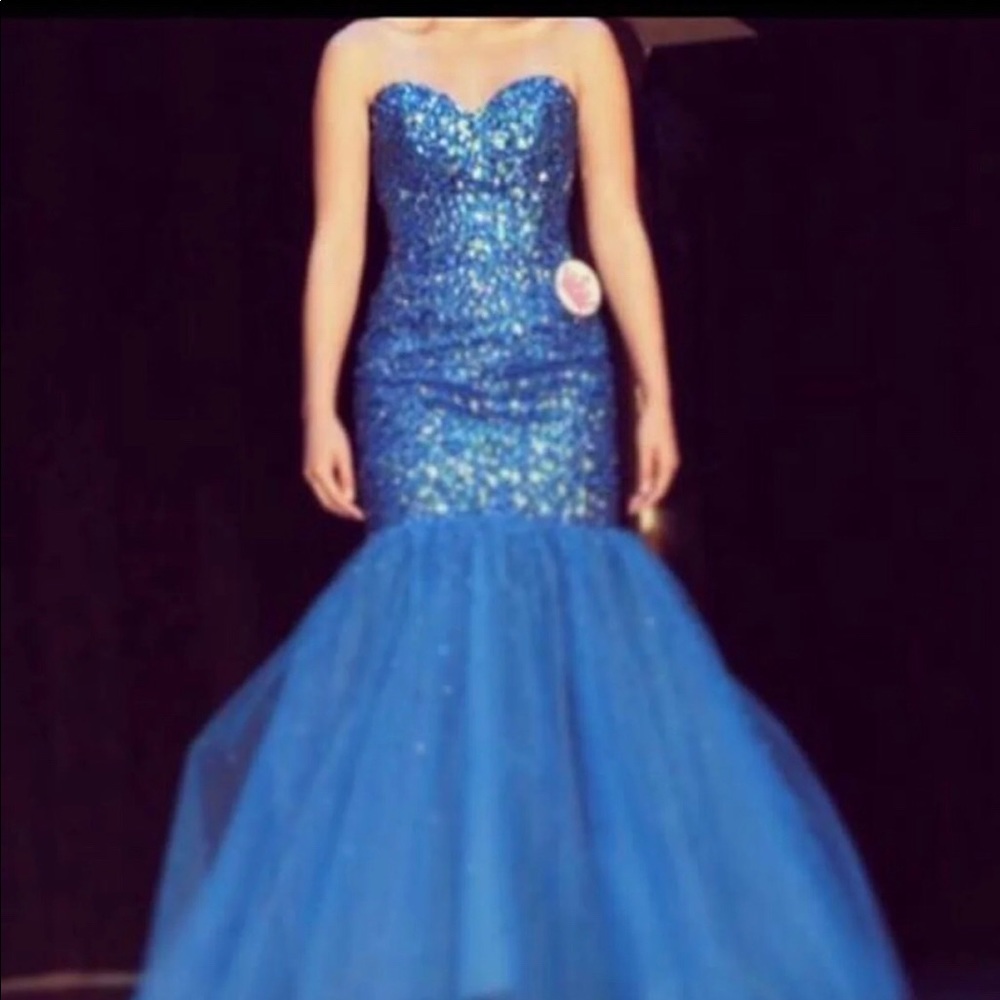 Size Small Blue Formal Dress